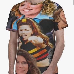 Shania Twain Print Tshirt